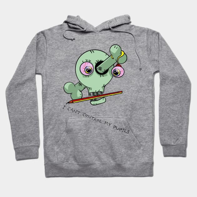 Bad Teacher Funny Eyes Hoodie by mailboxdisco